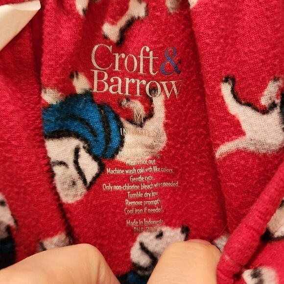 Women's Holiday Pajama Bottoms Size M/L 3 Individual Bottoms Dog Deer Snowflake - Picture 15 of 15